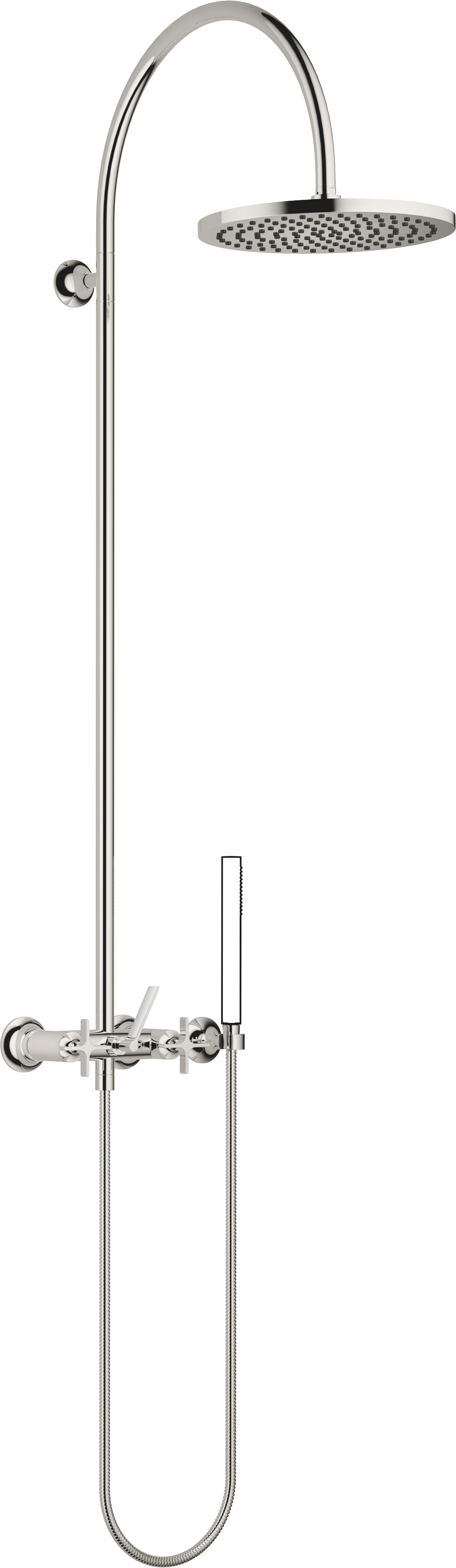 VAIA Showerpipe со смесителем для душа без ручного душа - Platinum