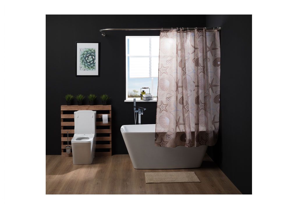 Коврик для ванной Aquanet MA3172W 75см, бежевый  - Вид №2