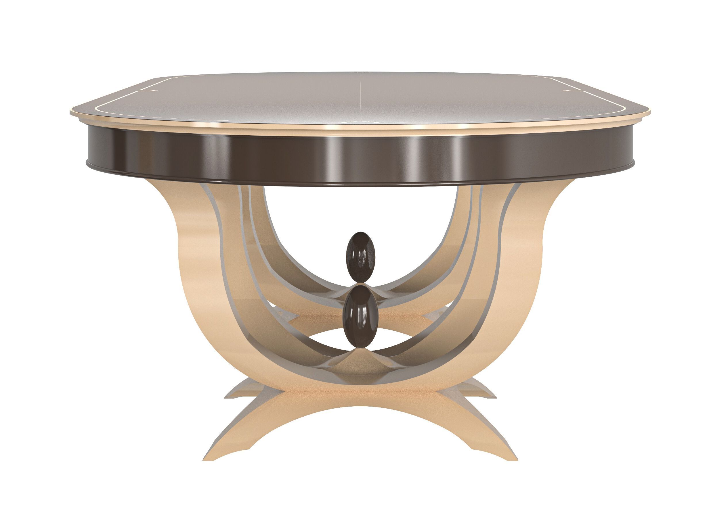 Овальный стол из бука Modenese Luxury Interiors DOUBLE ELEGANCE ARCH-00091409 - Вид №2