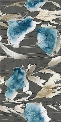 AURA GRAFITE FLORIS Декор 31,5*63 (6 шт) Azori 586572001