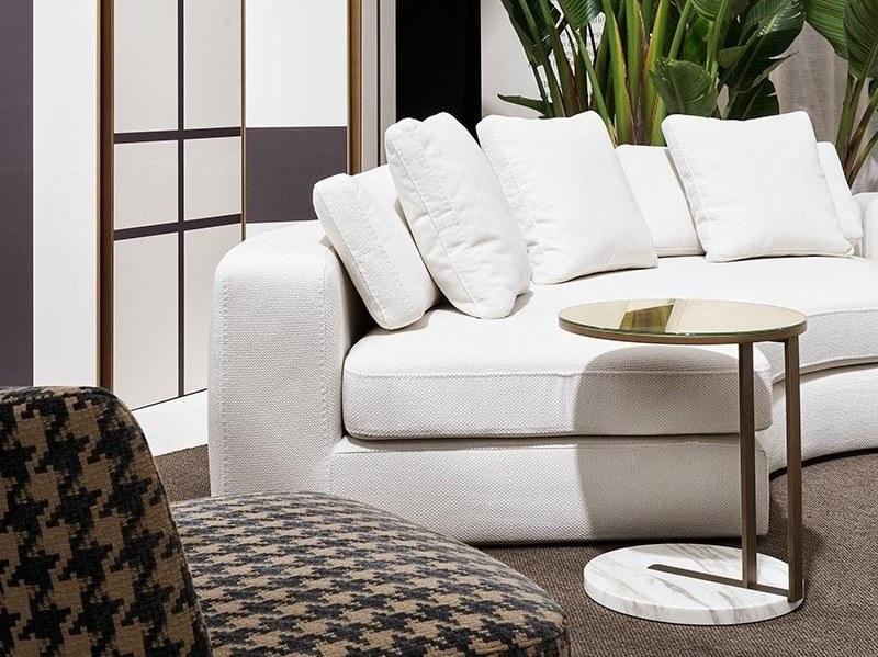 Meridiani Изогнутый диван со съемным чехлом из ткани Harold sun-id-1415477 - Вид №5