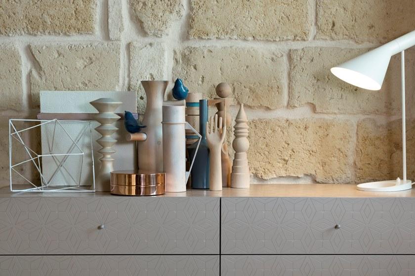 Barba design Деревянный лакированный комод Tiles 36.a1 - Вид №2