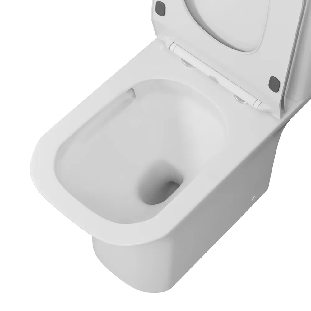 Унитаз-компакт Neron безободковый сиденье с микролифтом двойной смыв цвет Santreyd GR STLM-2074696 - Вид №1