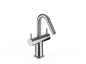 Смеситель для раковины из латуни с регулируемым горлышком