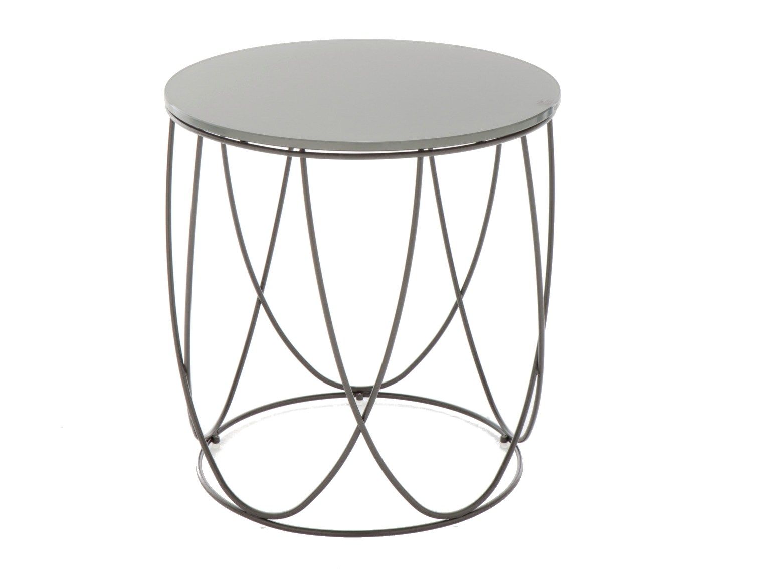 Круглый стол из стали и стекла Rolf Benz ROLF BENZ 8770 ARCH-00105709