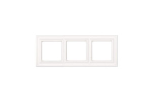 16179350 3-ая рамка DECO Белая EPD483WW Jung EcoProfi