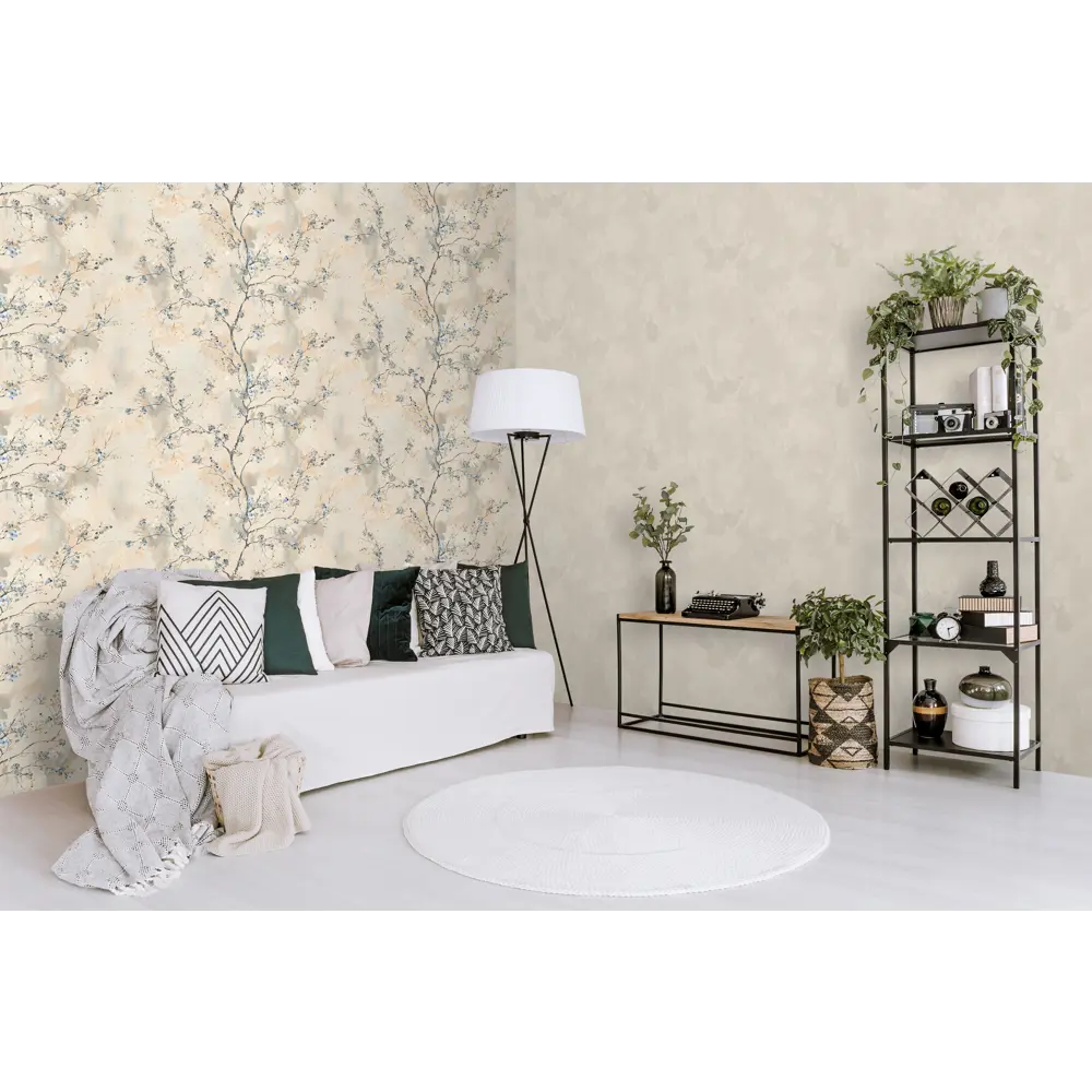 Ateliero Scarlet - флизелиновые обои с эффектом штукатурки в темно-бежевых тонах 89409072 STLM-1574615 - Вид №3