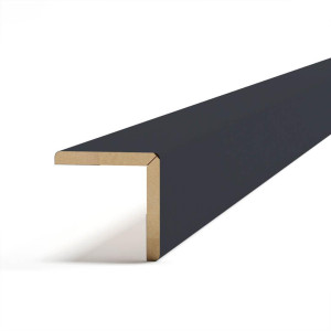Угол универсальный МДФ Stella 2700*24*24 Black Lead (10) STSR-148