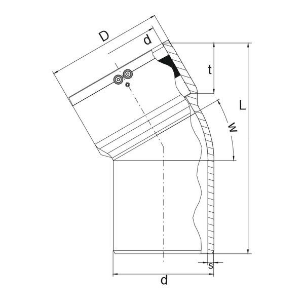 SANIT 02171010000 Сточные отводы (втулка / соединительная труба)  - Вид №1
