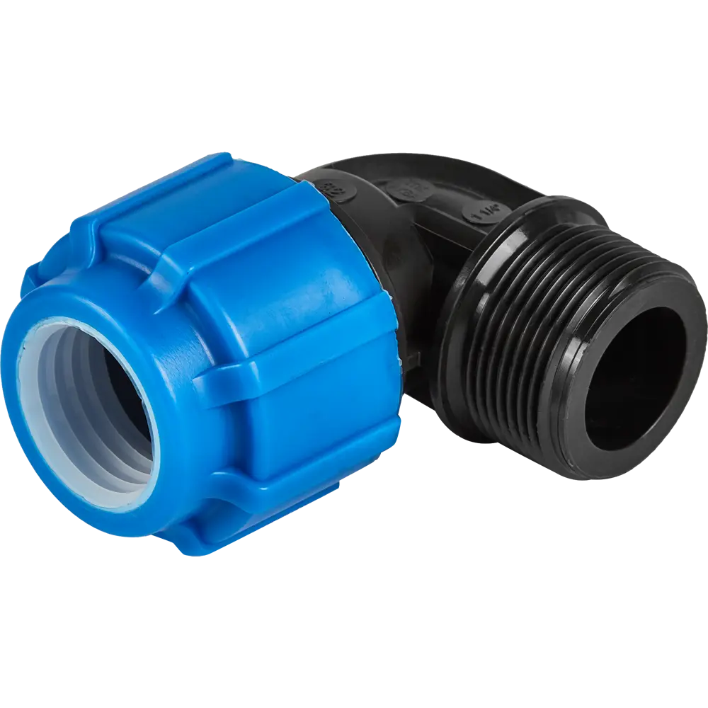 Отвод комбинированный 90° ПНД ТПК-Аква 1 1/4"x32 мм НР 82382609 STLM-2204546 