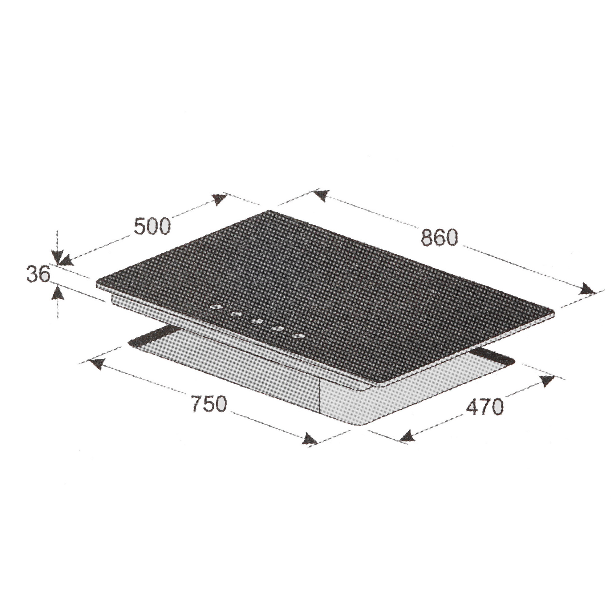 1110846 Газовая варочная поверхность Kaiser KG 9325 Em Turbo STDN-0045454 - Вид №6