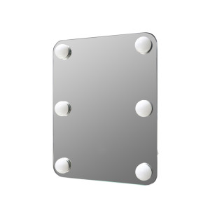 90808285 Зеркало со встроенным освещением 43x33 см гримерное, настольное Tiko Glam STLM-0391758 TEYMI