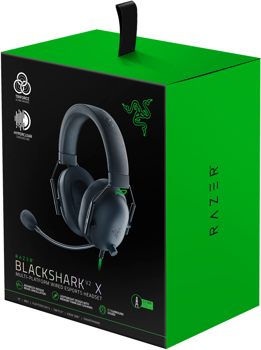 RZ04-03240100-R3M1 blackshark v2 x headset Razer Santreyd  - Вид №4