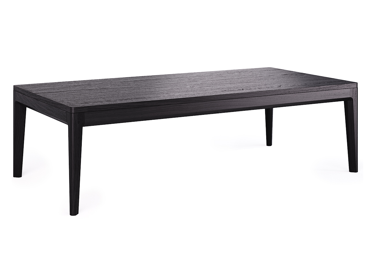 Журнальный столик прямоугольный 120 см черный дуб Case №4 THE IDEA  210102 Черный  - Вид №1