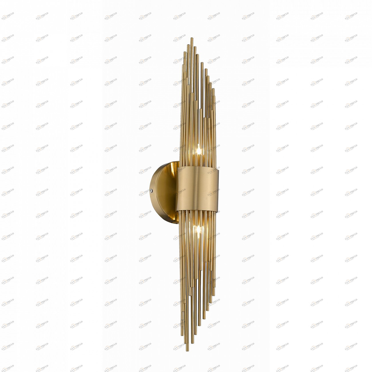 Светильник настенный золотистый Delight Collection W68069-2 Ant.Brass DELIGHT COLLECTION  00-3882894 Золото 
