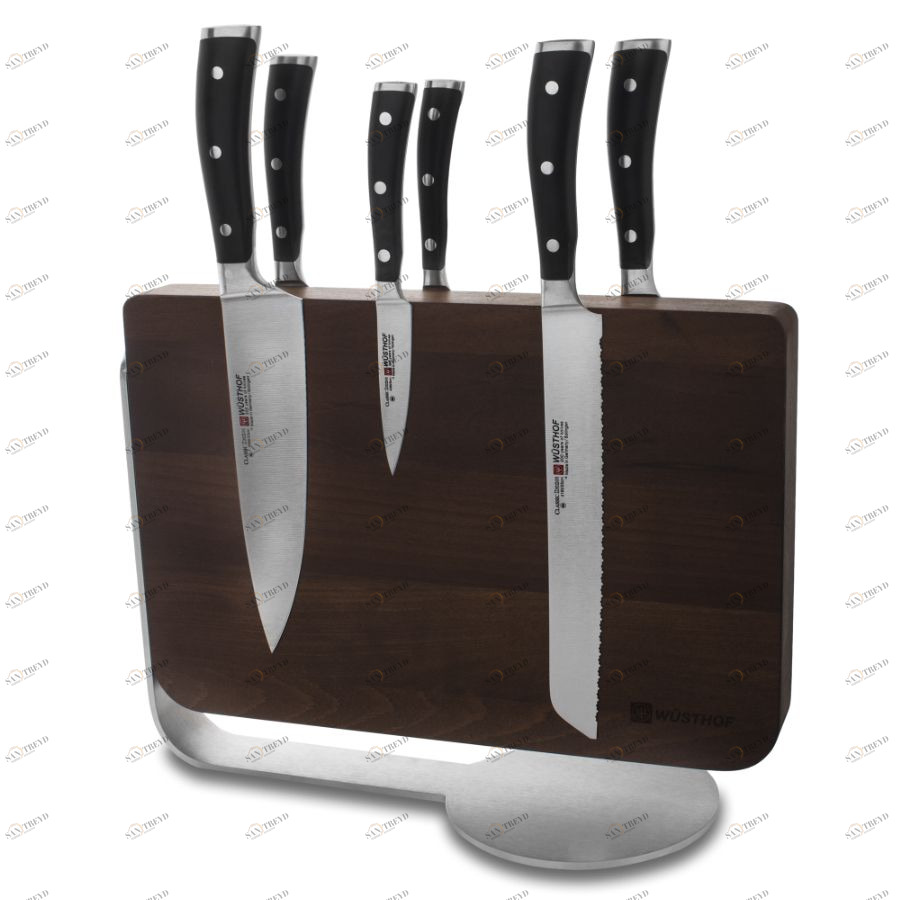 Набор кухонных ножей Classic Ikon на деревянной магнитной подставке, 6 шт WUESTHOF W9884