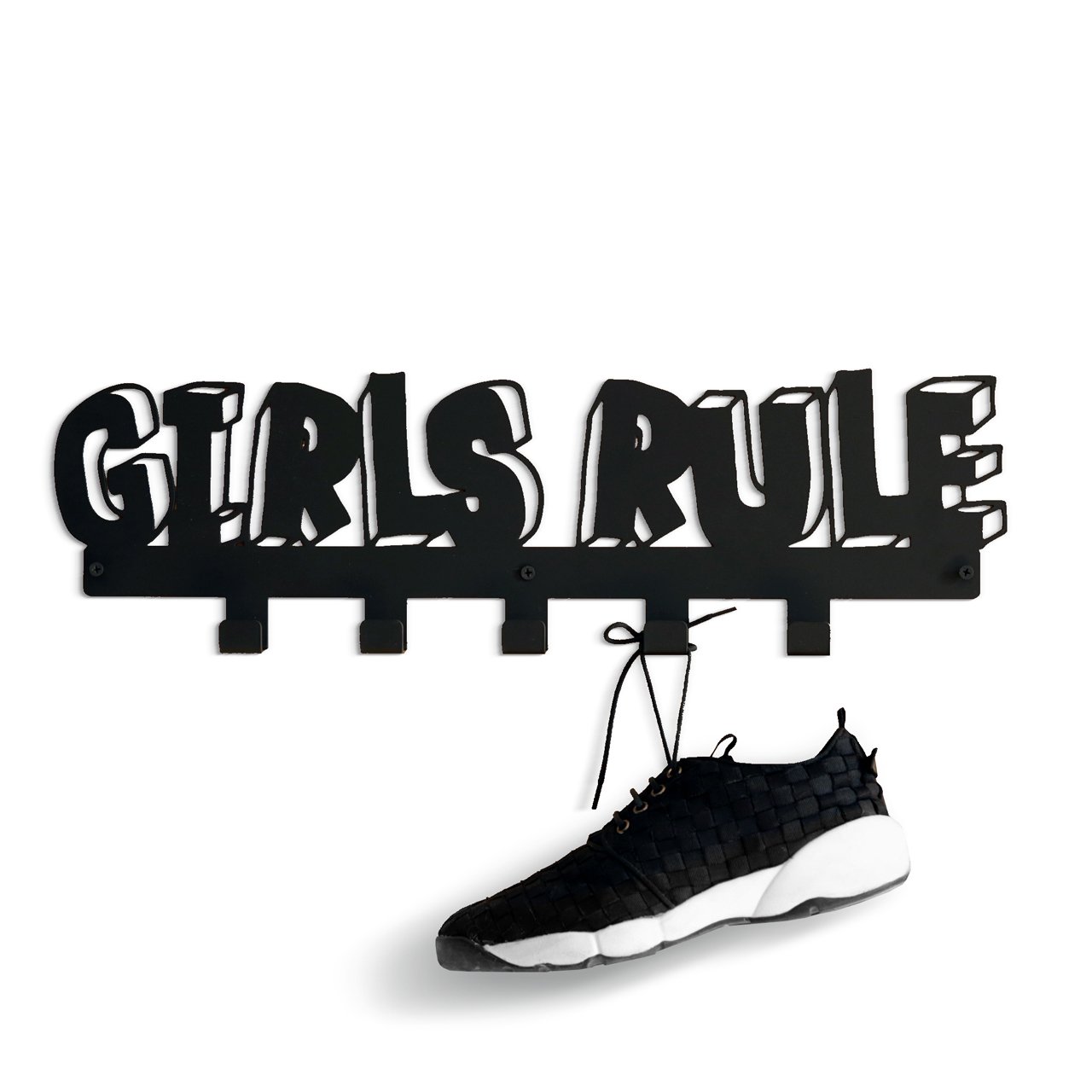 Вешалка "GIRLS RULE" черная BONESSI ДИЗАЙНЕРСКИЕ 049426 Черный  - Вид №1