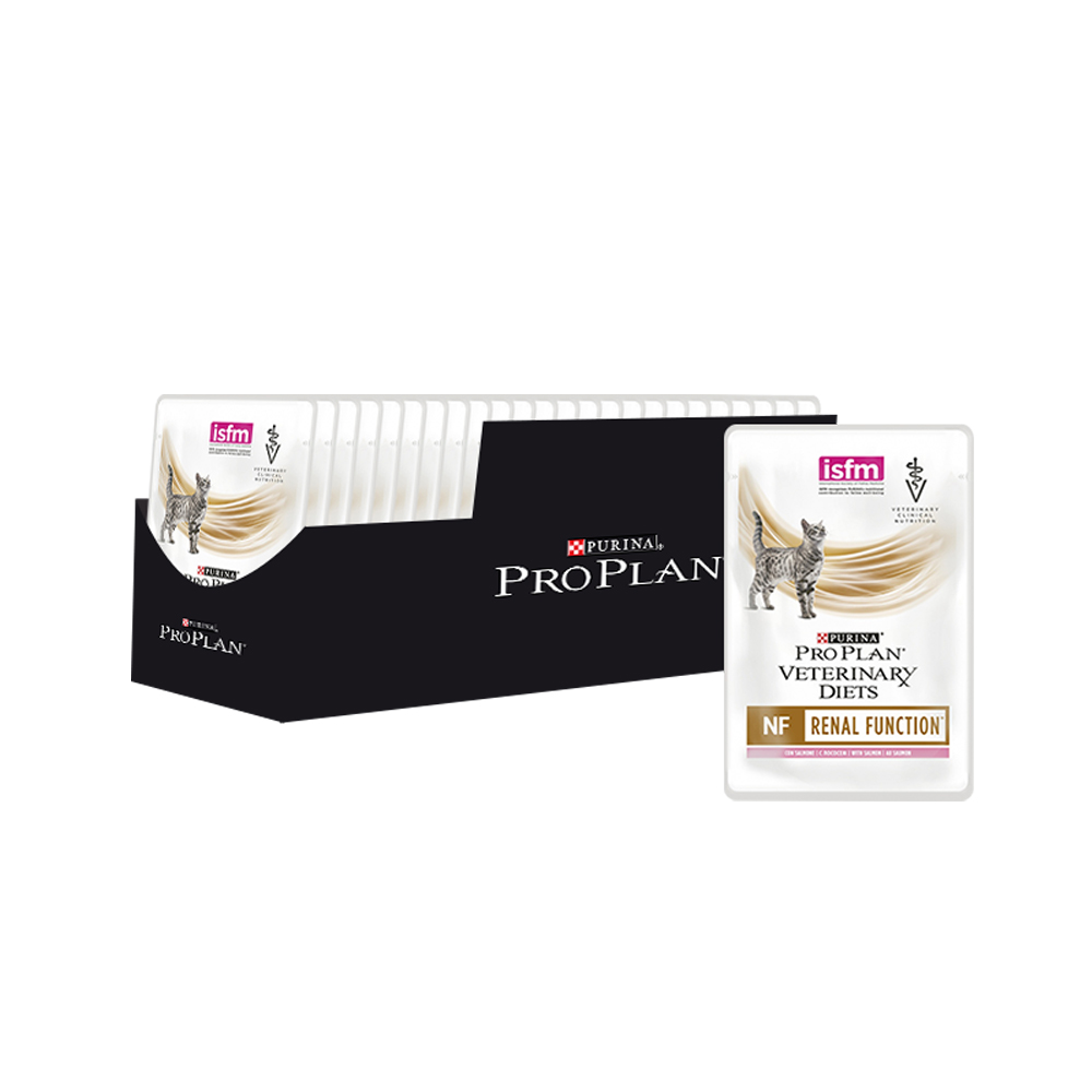 ПР0033172*4 Корм для кошек Veterinary Diets NF при патологии почек, лосось пауч 85г (упаковка - 4 шт) Pro Plan 