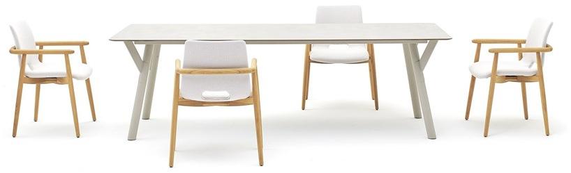 Varaschin Садовое кресло из ткани с подлокотниками Lapis 241p - Вид №1