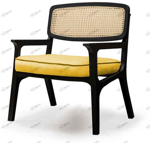 Mambo Unlimited Ideas Кресло из дерева с подлокотниками Karl sun-id-1457778