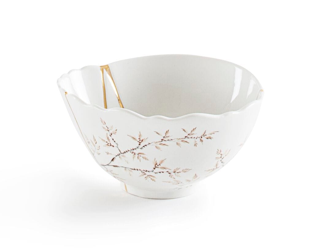 Фарфоровая и золотая чаша Seletti Kintsugi ARCH-00118335 - Вид №2