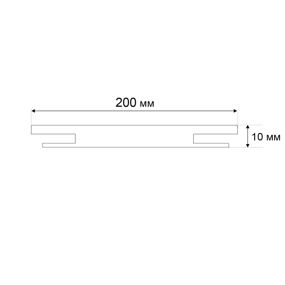 Добор Файн Лайн телескопический 2070x200x10 мм орех 89390661 STLM-2055510 Santreyd  - Вид №2