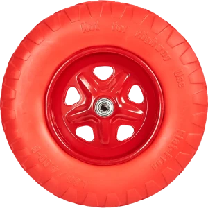 Колесо для тачки PU 400/309/509/709 390 мм цвет красный