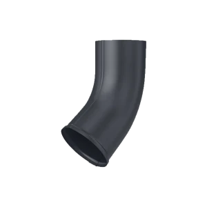 Колено сливное Ø90 мм темно-серое