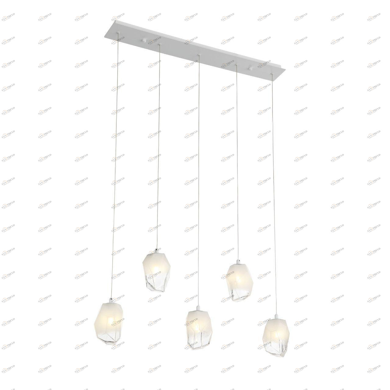 Подвесной светильник белый Pureza SL1153.513.05 ST LUCE ДИЗАЙНЕРСКИЕ, PUREZA 00-3890134 Белый 