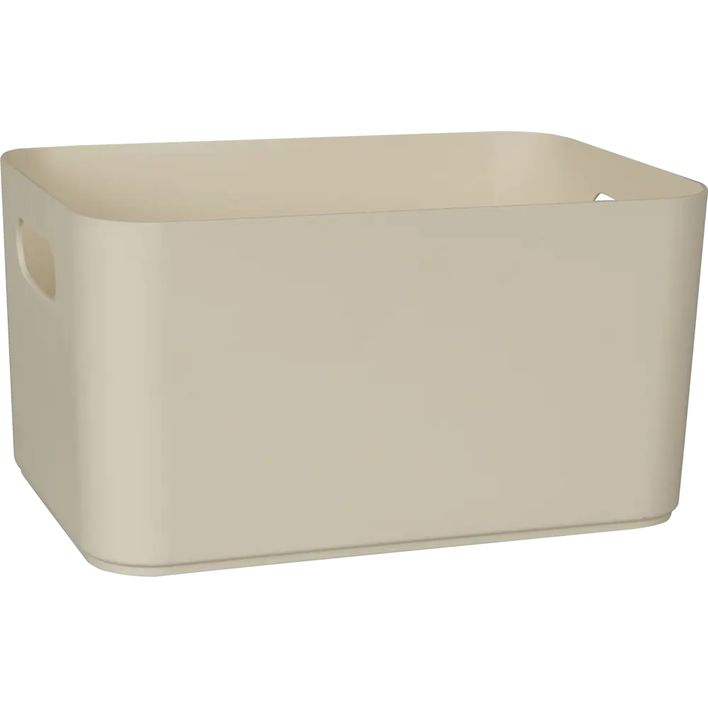 Ёмкость большая Berossi 22x12x15 см, пластик, цвет слоновая кость STLM-2014259