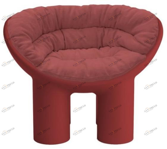 Driade Кресло из мягкого полиэтилена с подлокотниками Roly poly sun-id-1431665