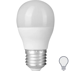 Лампа светодиодная Osram E27 220-240 В 6.5 Вт груша матовая 550 лм нейтральный белый свет 83230007 STLM-2076049