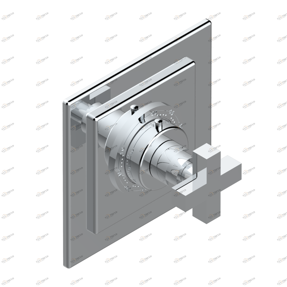 G1U-15EN16EC Ручка регулировки для термостата EUROTHERM N°8105N, 8200N, 8300 Thg-paris Beluga с рукоятками Матовый никель G1U 15EN16EC CAT.C