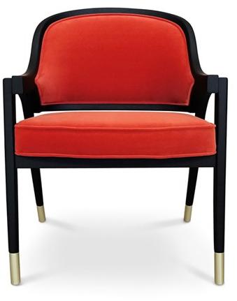 KOKET Стул из ткани с подлокотниками sun-id-1389899 - Вид №1