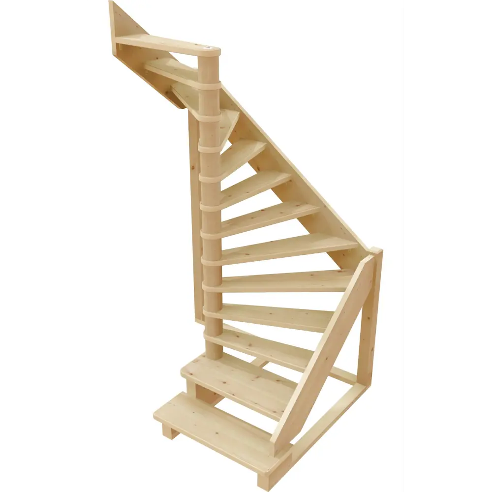 Santreyd: Угловая лестница поворотная 180° для компактных помещений 11466121 STLM-0001257