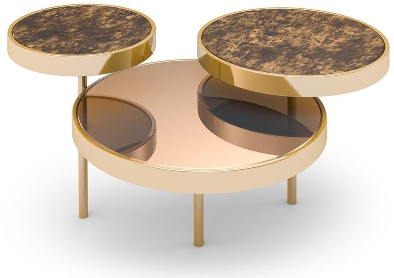 Sicis Низкий круглый журнальный столик для гостиной sun-id-1491665 - Вид №1