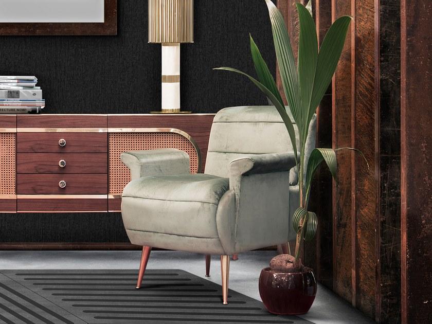 Essential Home Кресло из ткани с подлокотниками Bardot sun-id-1476060 - Вид №4