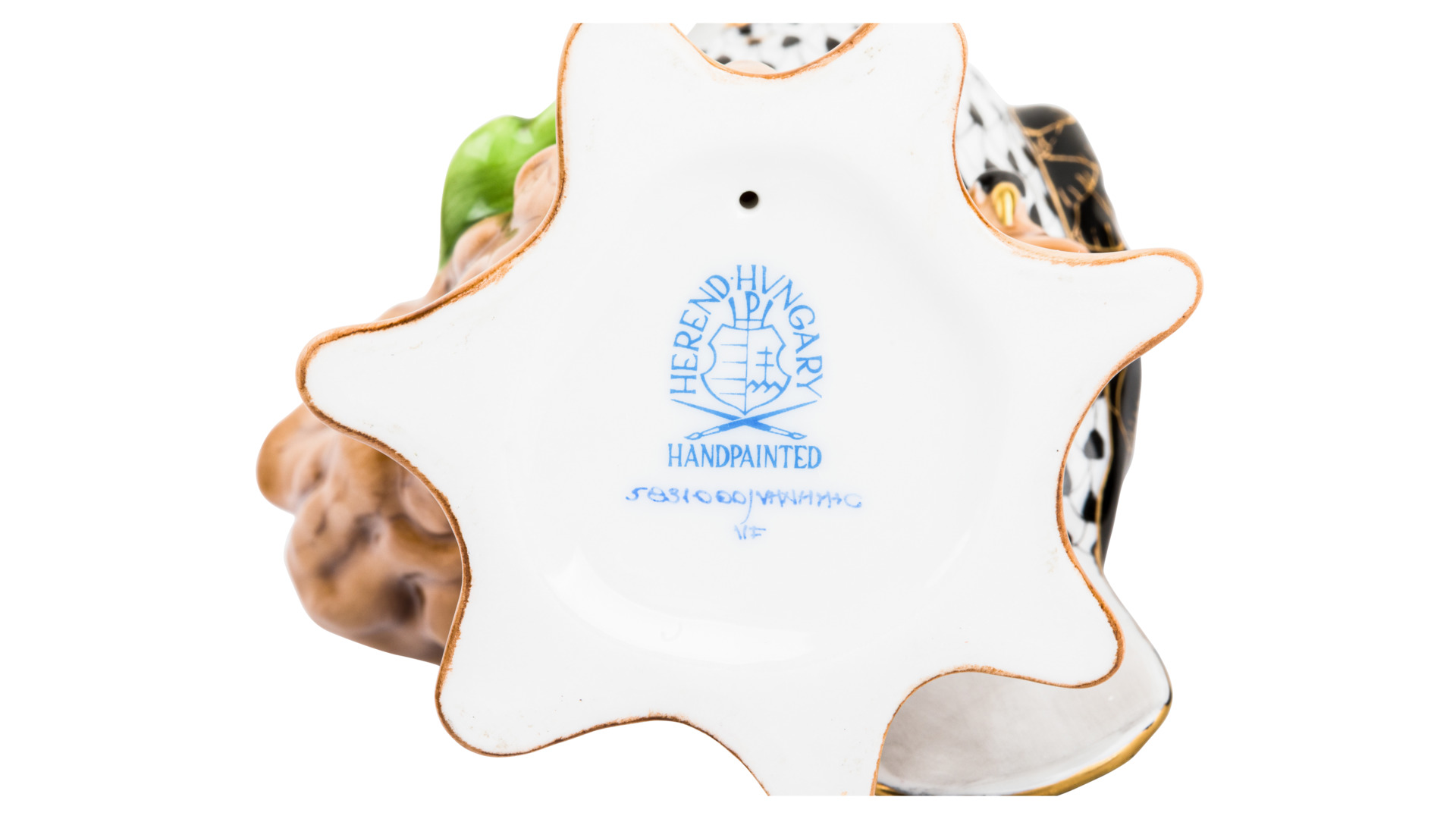 10647906 Herend Фигурка Herend "Сова на ветке" 14см Фарфор, Керамика  - Вид №5