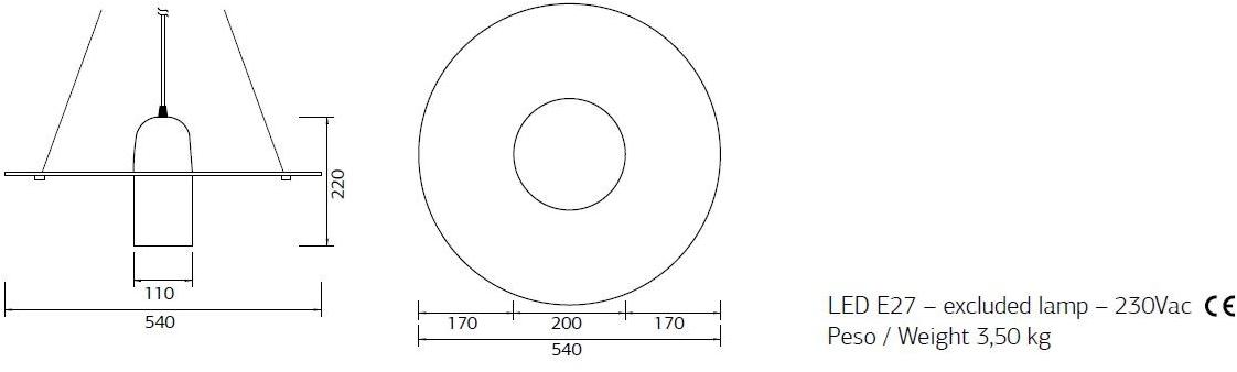 ENGI Подвесной светильник из стекла ручной работы  Enst  - Вид №2