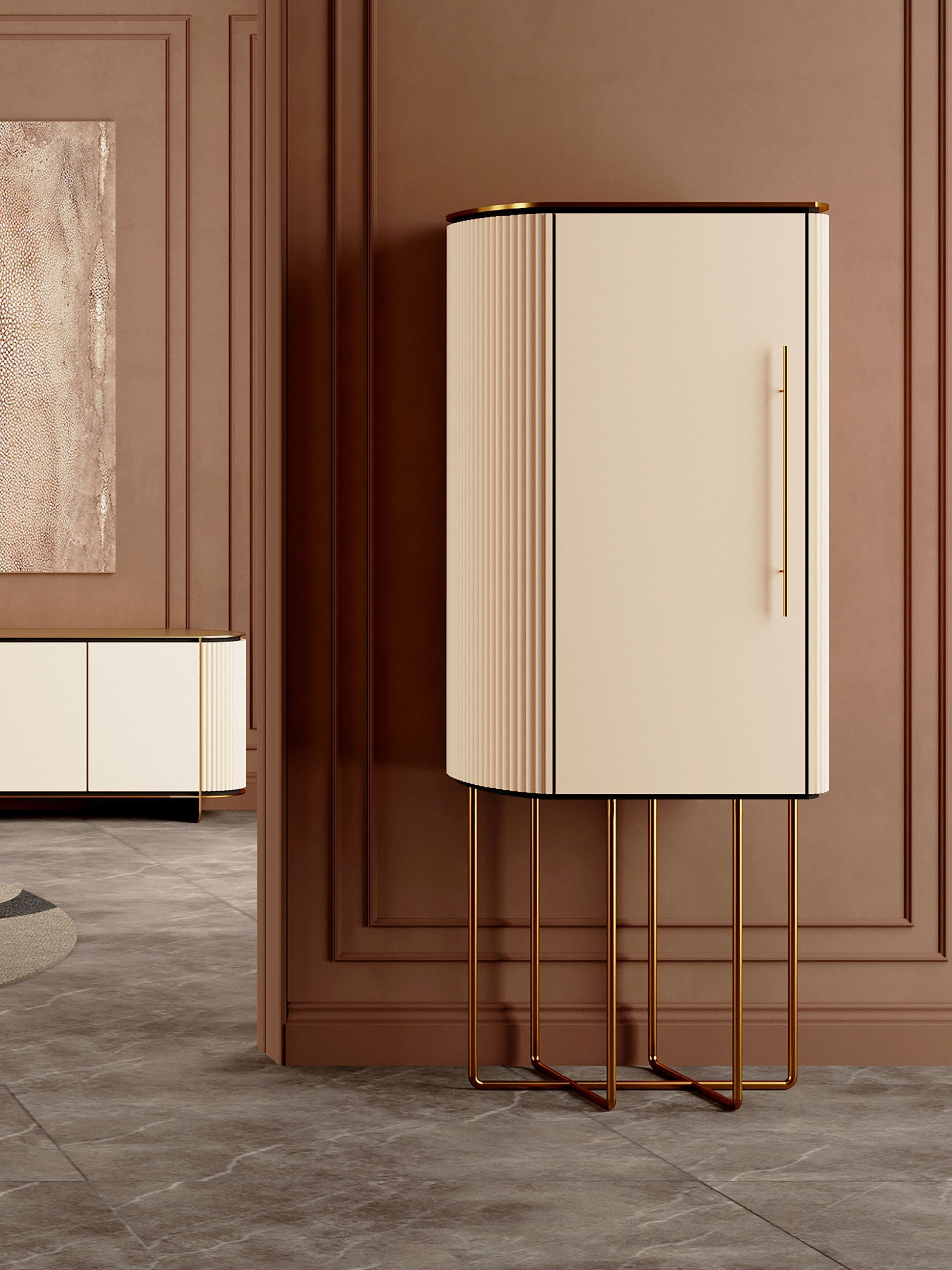 Деревянный и металлический сервант CASA +39 ENCORE Italia ARCH-00068788 - Вид №1