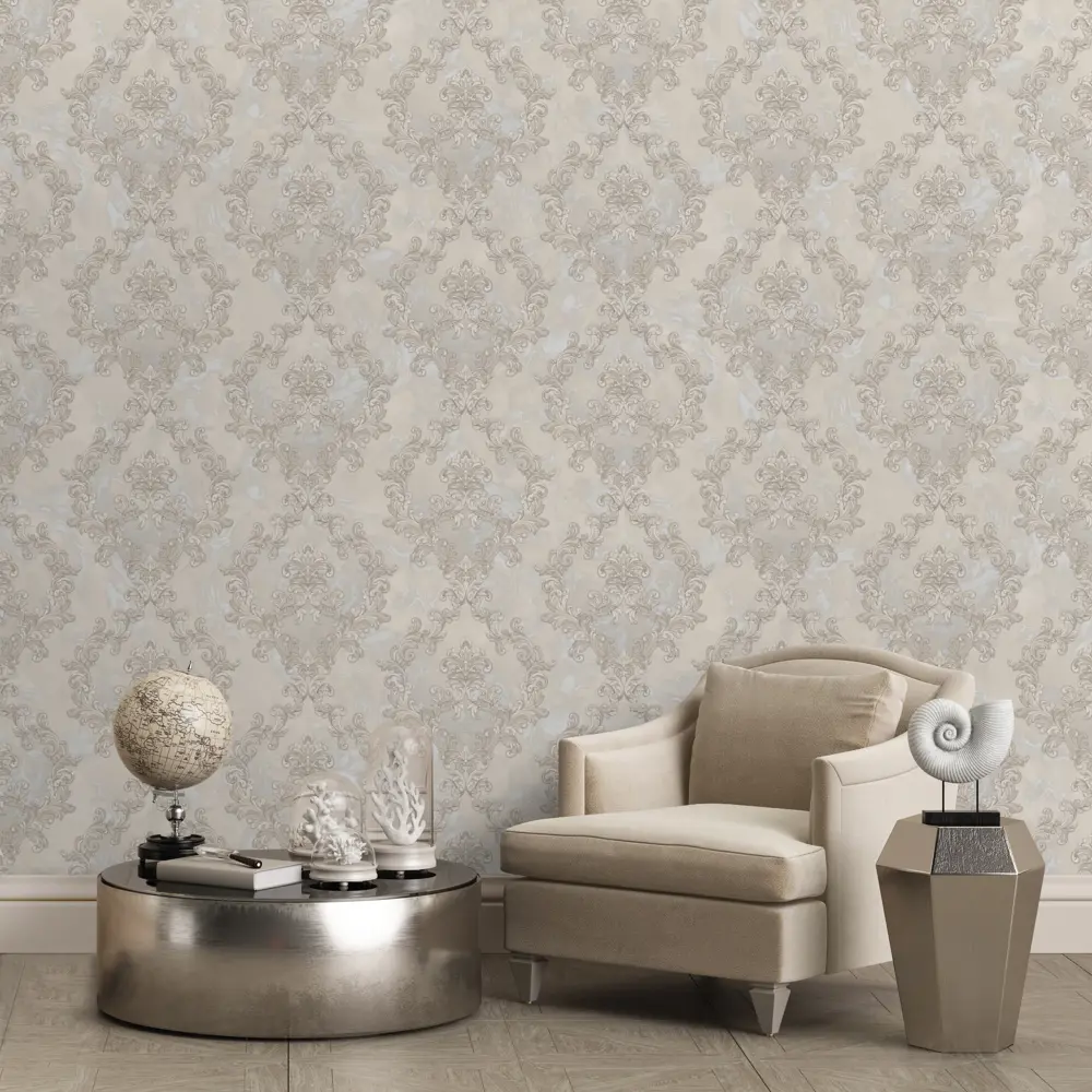 Обои флизелиновые Wallsecret Bohemia бежевые 1.06 м 8689-23 STLM-2204534 - Вид №4