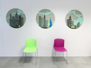 CONCEPTUWALL Декор из клейкой ткани New york city