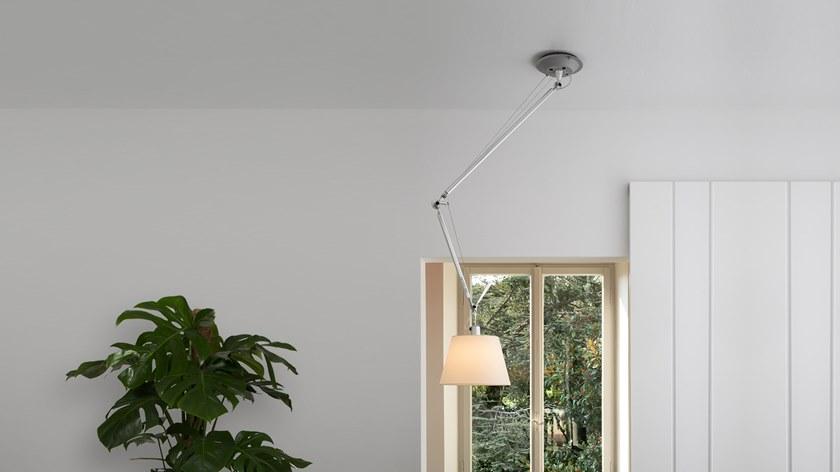 Artemide Регулируемый подвесной светильник из пергаментной бумаги Tolomeo sun-id-1402733 - Вид №2