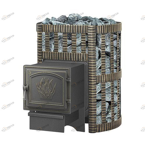 Банная печь каменка Везувий Легенда Ковка 12 (261) 3707