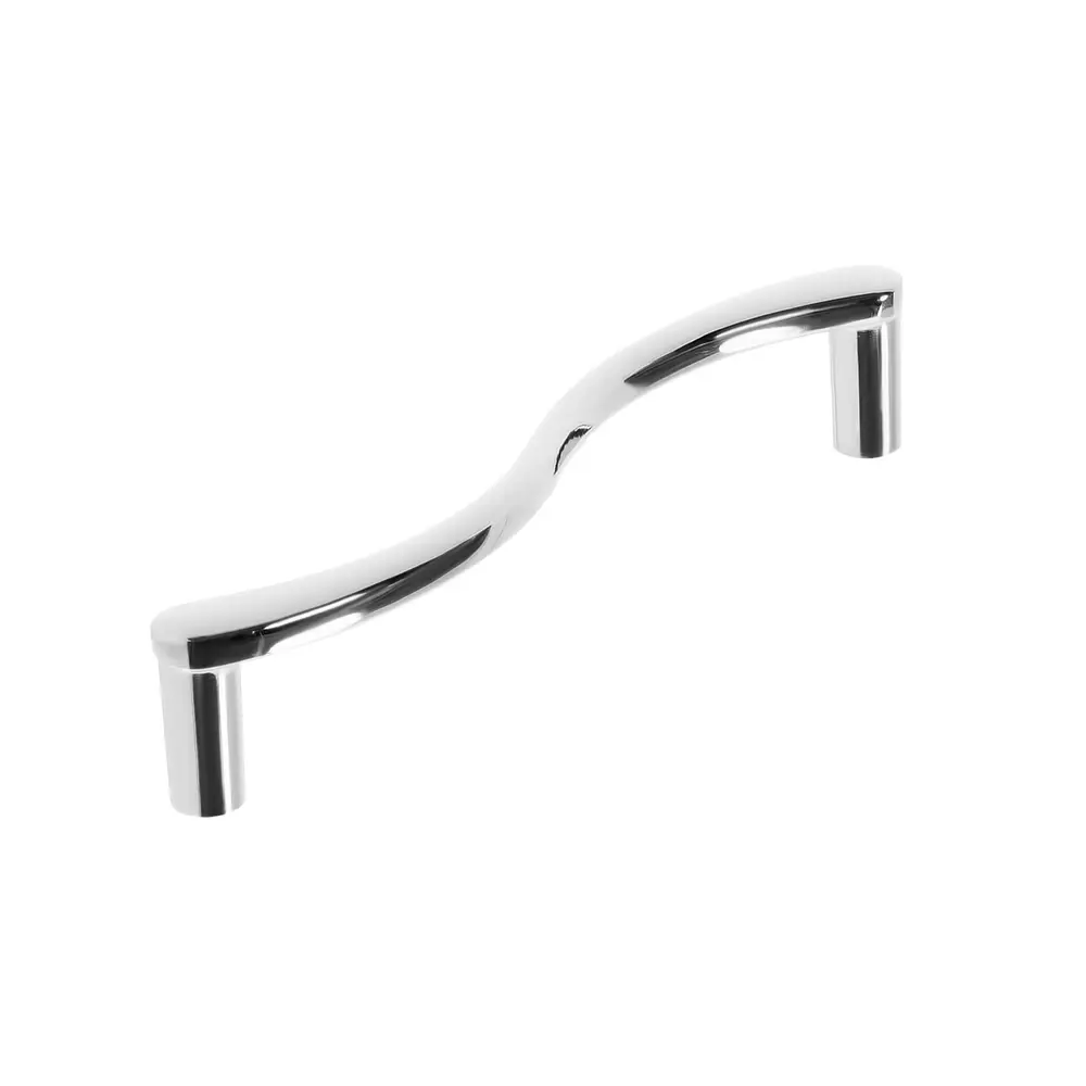 Мебельная ручка-скоба RS154CP.4 128 мм глянцевый хром BOYARD STLM-2004875