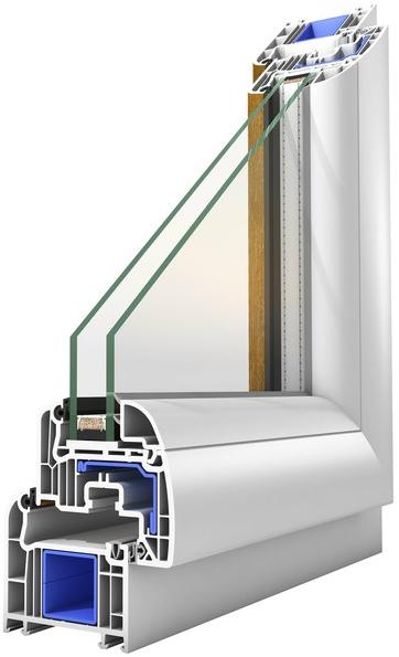Oknoplast Окно ПВХ с двойным остеклением Platinium sun-id-1405051 - Вид №1