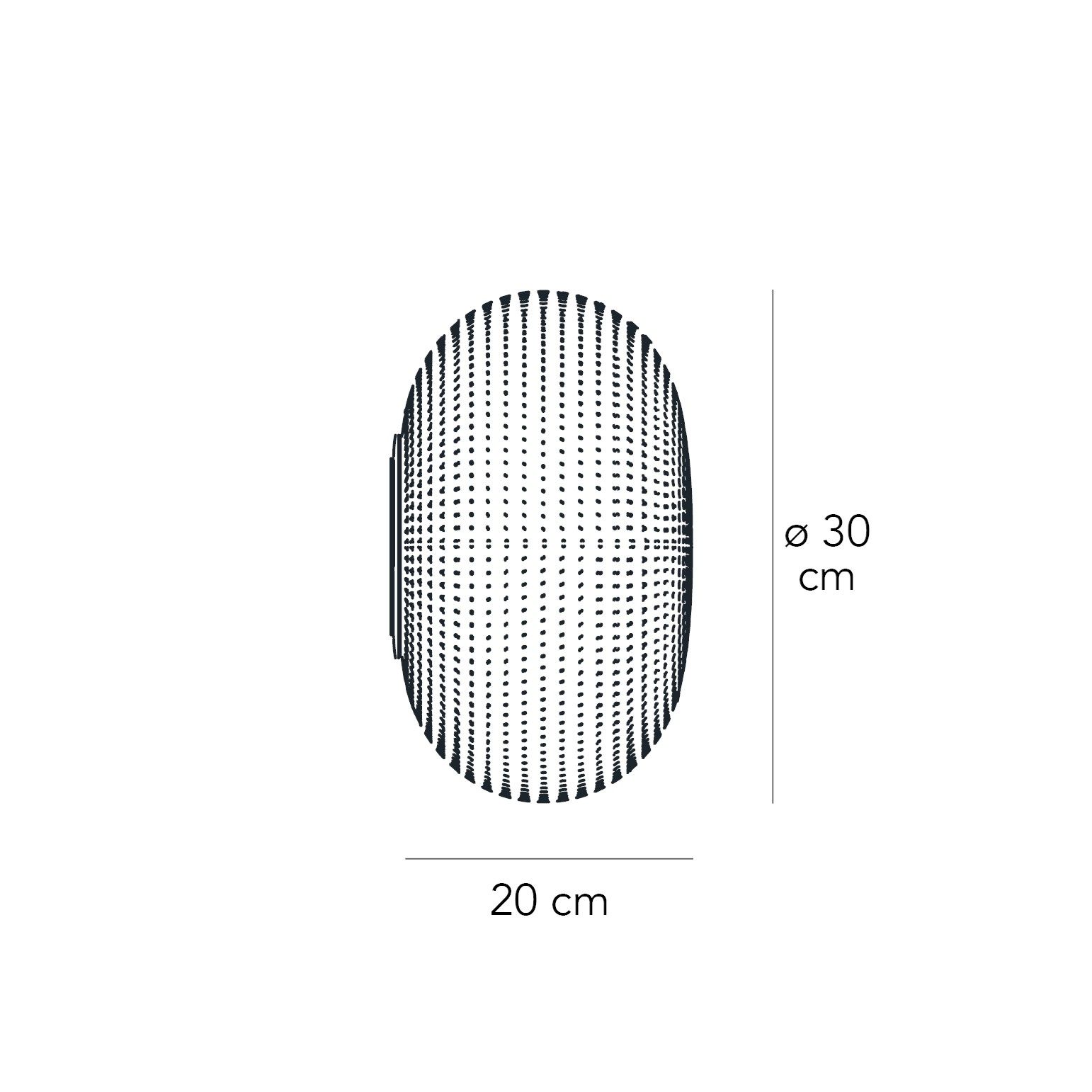 Настенный светильник / потолочный светильник из дутого стекла FontanaArte Белый ARCH-00126416 - Вид №4