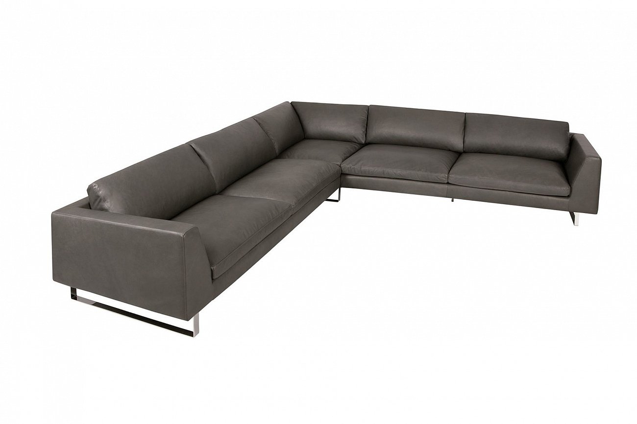 Диван угловой темно-серый 302 см Tokyo SITS ДИЗАЙНЕРСКИЕ, TOKYO 192383 Серый  - Вид №4