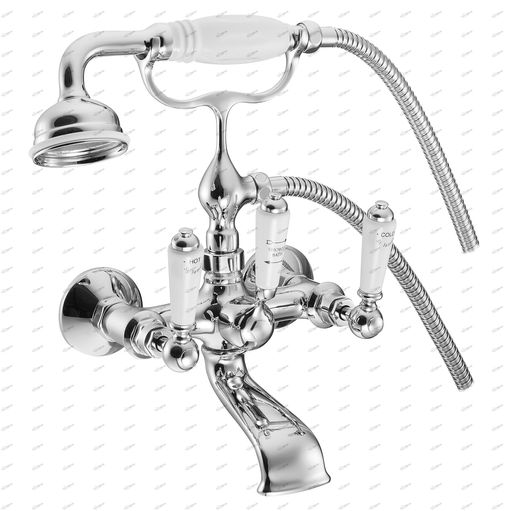 Traditional bathrooms Смеситель для ванны и душа ASCOT 1/2 " Tb321.514.bn 