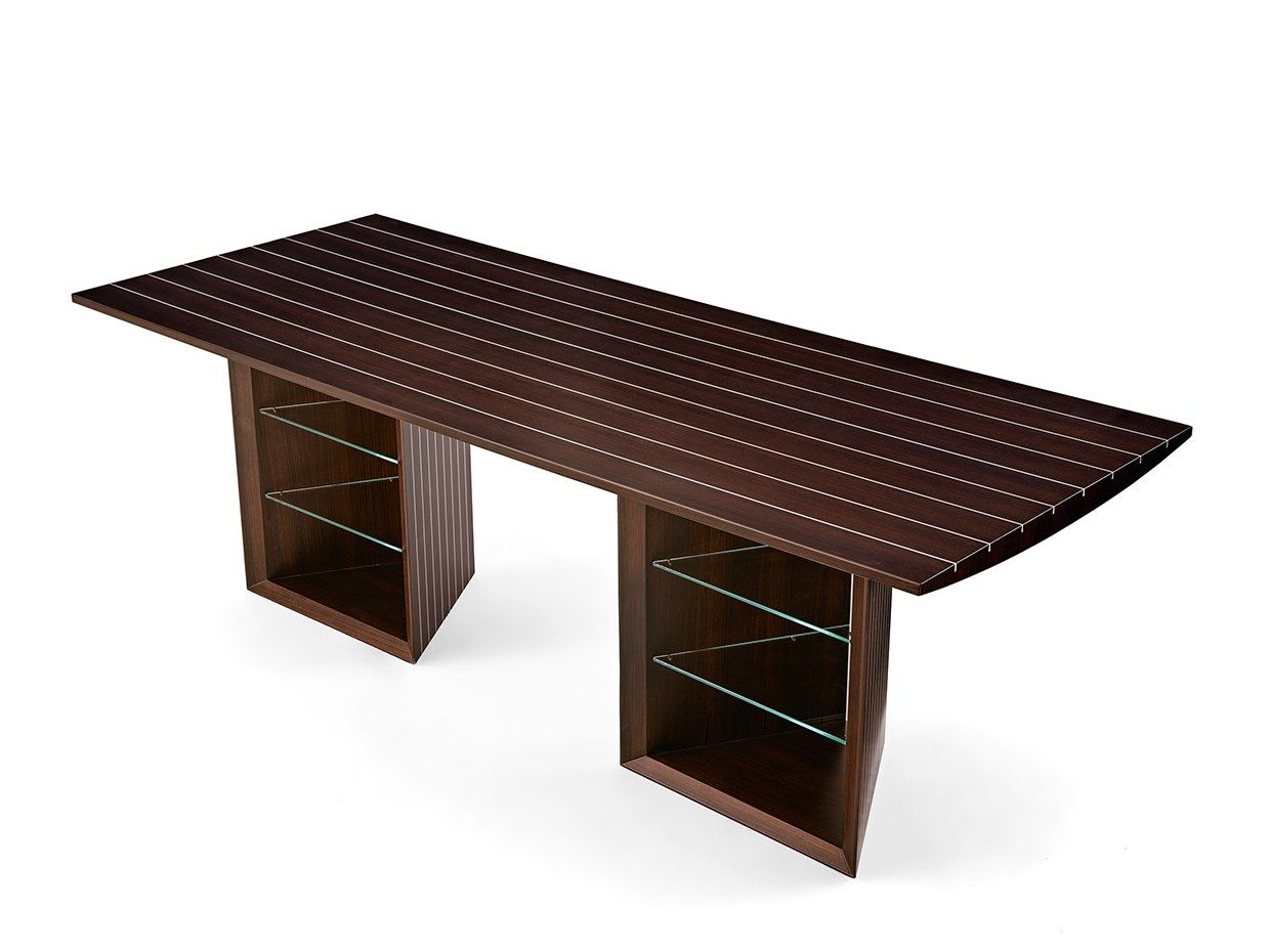 Прямоугольный стол из розового дерева Gallotti&Radice Prism ARCH-00103545 - Вид №1